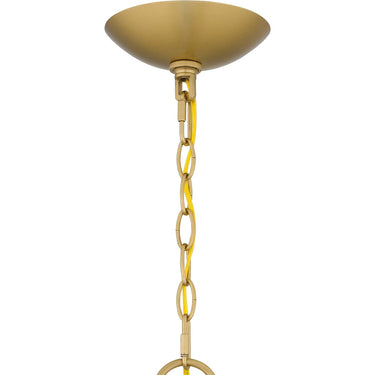 Frida 9 Light Chandelier in Aged Brass 3