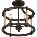 Frontier Semi-Flush Mount-FTR1713IB 1