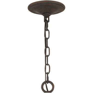Fusion 6 Light Pendant in Rustic Black 2