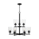 Generation Lighting 31172 Nine Light Chandelier - Crescent Harbor