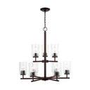 Generation Lighting 31172 Nine Light Chandelier - Crescent Harbor