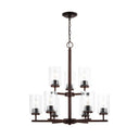 Generation Lighting 31172 Nine Light Chandelier - Crescent Harbor