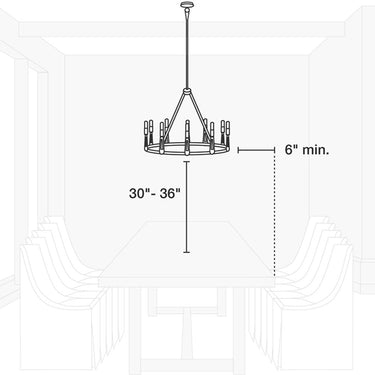 Generation Lighting 3121603 Three Light Chandelier 8
