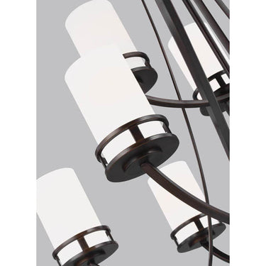 Generation Lighting 3121609 Nine Light Chandelier - Crescent Harbor