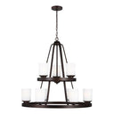 Generation Lighting 3130709 Nine Light Chandelier - Crescent Harbor