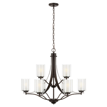 Generation Lighting 3137309 Nine Light Chandelier 1