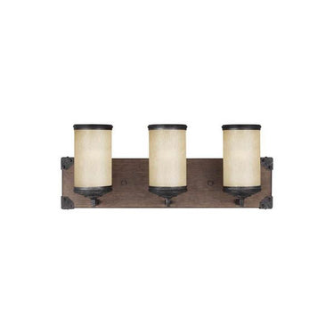 Generation Lighting 4413303 Three Light Wall / Bath in Stardust / Cerused Oak - Crescent Harbor