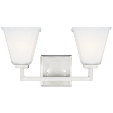 Generation Lighting 4413702 Two Light Bath in Brushed Nickel 1