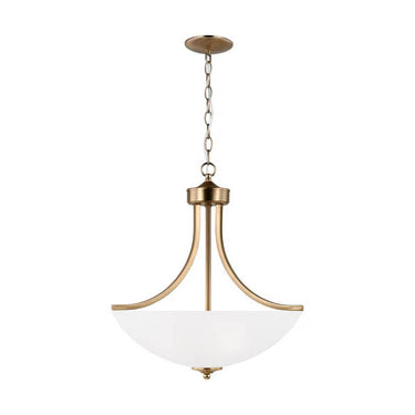 Generation Lighting 6616503 Medium Three Light Pendant - Crescent Harbor
