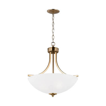 Generation Lighting 6616503 Medium Three Light Pendant - Crescent Harbor