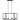 Generation Lighting 6641504-112 Four Light Island Pendant in Midnight Black - Crescent Harbor