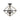 Generation Lighting 7724903 Three Light Semi-Flush Mount in Stardust / Cerused Oak - Crescent Harbor