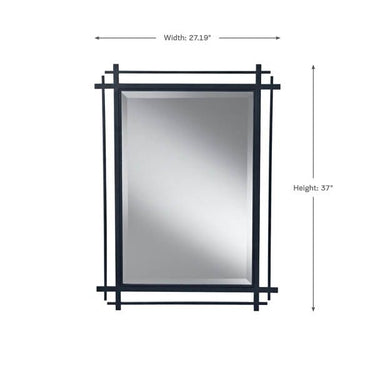 Generation Lighting MR1107AF Mirror in Antique Forged Iron - Crescent Harbor