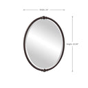 Generation Lighting MR1119ORB Oval Mirror in Oil Rubbed Bronze - Crescent Harbor