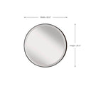 Generation Lighting MR1127ORB Round Mirror in Oil Rubbed Bronze - Crescent Harbor