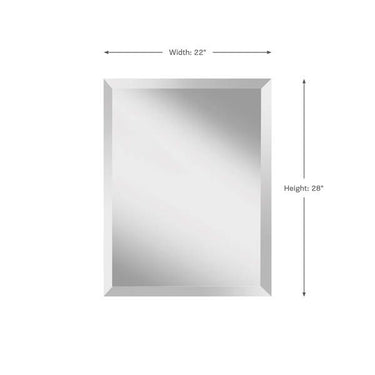 Generation Lighting MR1152 Rectangle Mirror in Mirror Glass - Crescent Harbor