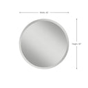 Generation Lighting MR1155 Round Mirror in Mirror Glass - Crescent Harbor