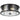 Generation Lighting OL7633ES Flush Mount in Espresso 3