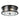 Generation Lighting OL7633ES Flush Mount in Espresso 1