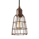 Generation Lighting P1246PRZ Open Cage Pendant in Parisian Bronze - Crescent Harbor