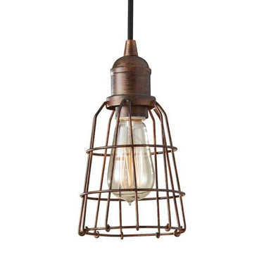 Generation Lighting P1246PRZ Open Cage Pendant in Parisian Bronze - Crescent Harbor
