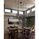 Generation Lighting P1246PRZ Open Cage Pendant in Parisian Bronze - Crescent Harbor