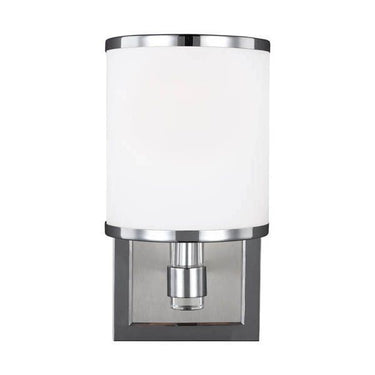 Generation Lighting VS23301SN/CH 1 - Light Sconce in Satin Nickel / Chrome - Crescent Harbor