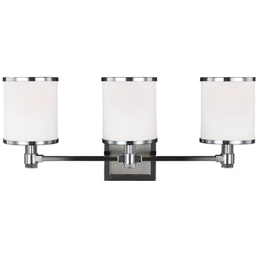 Generation Lighting VS23303SN/CH 3 - Light Vanity in Satin Nickel / Chrome 1