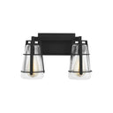 Generation Lighting VS2472MBK 2 - Light Vanity in Midnight Black - Crescent Harbor