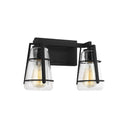 Generation Lighting VS2472MBK 2 - Light Vanity in Midnight Black - Crescent Harbor