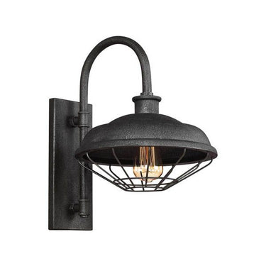 Generation Lighting WB1828SGM Rectangular Plate Lantern in Slate Grey Metal - Crescent Harbor