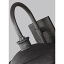 Generation Lighting WB1828SGM Rectangular Plate Lantern in Slate Grey Metal - Crescent Harbor