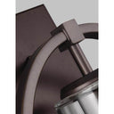 Generation Lighting WB1846ANBZ Large Sconce in Antique Bronze - Crescent Harbor