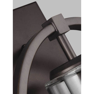 Generation Lighting WB1846ANBZ Large Sconce in Antique Bronze - Crescent Harbor
