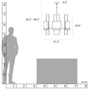 Geo 6-Light Pendant 4