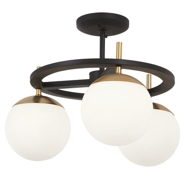 George Kovacs Alluria 3 Light Semi Flush - P1357-618 