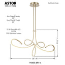 George Kovacs Astor LED Island - P5435-697-L 5