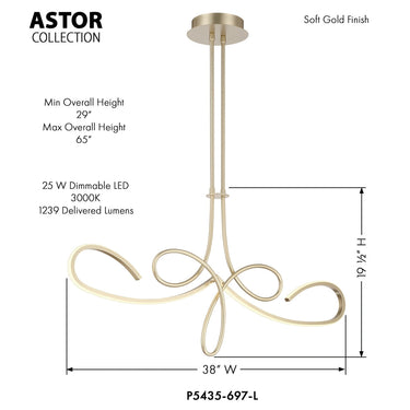 George Kovacs Astor LED Island - P5435-697-L 5