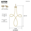 George Kovacs Astor LED Mini Pendant - P5431-697-L 4