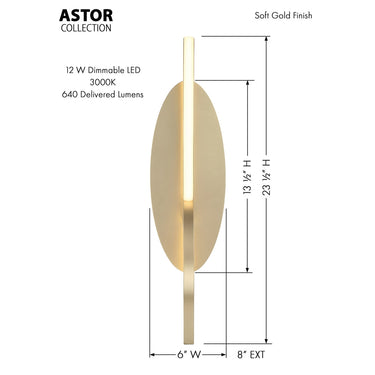 George Kovacs Astor LED Wall Mount - P5432-697-L 3