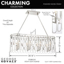 George Kovacs Charming 8 Light Island Light - P5388-613 5