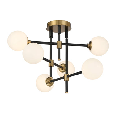 George Kovacs Cosmet 6 Light Flush Mount - P8156-681 1
