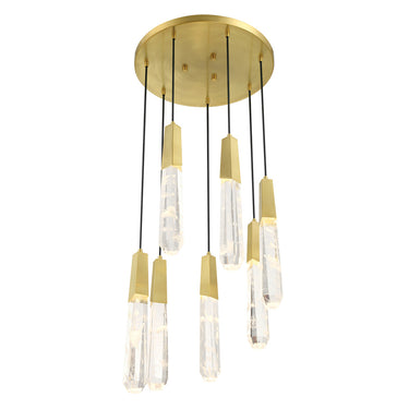 George Kovacs Drifting Droplets 7 Light LED Pendant - P1287-859-L 1