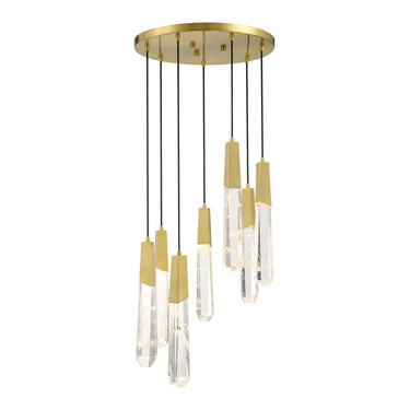 George Kovacs Drifting Droplets 7 Light LED Pendant - P1287-859-L 2