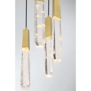 George Kovacs Drifting Droplets 7 Light LED Pendant - P1287-859-L 3