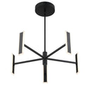 George Kovacs Edge 5 Light LED Chandelier - P1415-66A-L 1