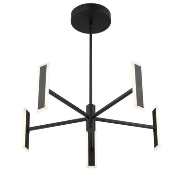 George Kovacs Edge 5 Light LED Chandelier - P1415-66A-L 1