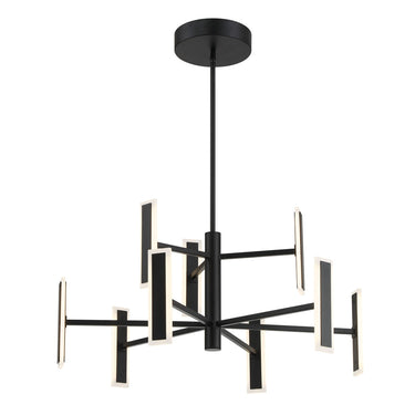 George Kovacs Edge 9 Light LED Chandelier - P1419-66A-L 1