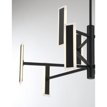 George Kovacs Edge 9 Light LED Chandelier - P1419-66A-L 3