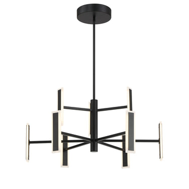 George Kovacs Edge 9 Light LED Chandelier - P1419-66A-L 